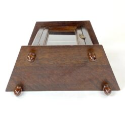 Pakabinama arba pastatoma ąžuolinė spintelė 15x36x41 cm