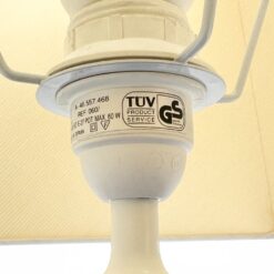 Keramikinis mėlynos spalvos stalinis šviestuvas 45,5×45,5×72,5 cm