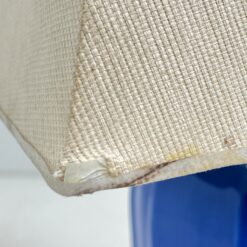 Keramikinis mėlynos spalvos stalinis šviestuvas 45,5×45,5×72,5 cm