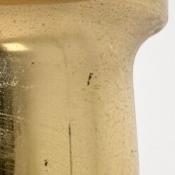 Aukso spalvos metalo pakabinamas šviestuvas su stiklu 59x59x130 cm