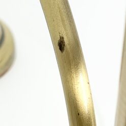 Žalvarinis Honsel Leuchten penkių šakų sietynas su stiklo gaubtais 60x60x77 cm