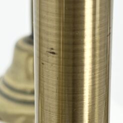 Žalvarinis Honsel Leuchten penkių šakų sietynas su stiklo gaubtais 60x60x77 cm