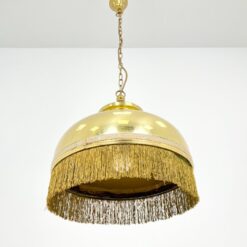 Žalvarinis pakabinamas Kaiser Leuchten šviestuvas su kutais 40x40x106 cm