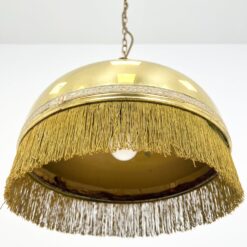 Žalvarinis pakabinamas Kaiser Leuchten šviestuvas su kutais 40x40x106 cm