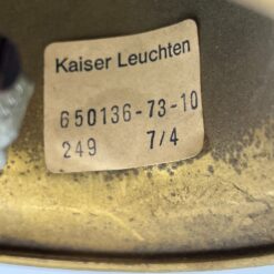 Žalvarinis pakabinamas Kaiser Leuchten šviestuvas su kutais 40x40x106 cm