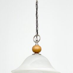 Pakabinamas Sorpetaler Leuchten šviestuvas su stikliniu gaubtu 31x31x62 cm