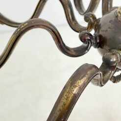 Žalvarinis aštuonių šakų sietynas 73x73x119 cm