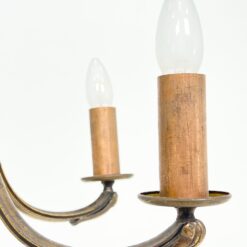 Žalvarinis aštuonių šakų sietynas 73x73x119 cm