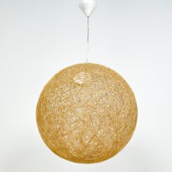 Modernus pakabinamas šviestuvas su klijuotų siūlų gaubtu 55x55x208 cm