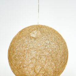 Modernus pakabinamas šviestuvas su klijuotų siūlų gaubtu 55x55x208 cm