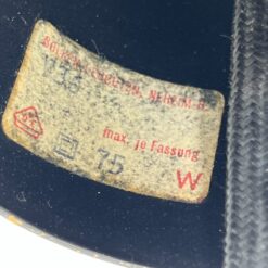 Mid Century Sölken Leuchten pakabinamas šviestuvas stiklo gaubtu 12x12x48 cm