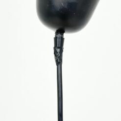 Pakabinamas šviestuvas gelsvos spalvos stikliniu gaubtu 38x38x107 cm