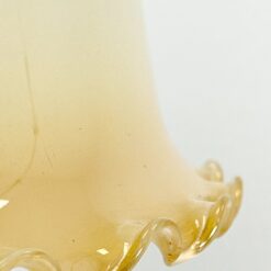 Žalvarinis Wortmann & Filz pakabinamas šviestuvas stiklo gaubtu 31x31x49 cm