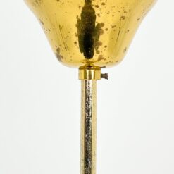 Žalvarinis Wortmann & Filz pakabinamas šviestuvas stiklo gaubtu 31x31x49 cm