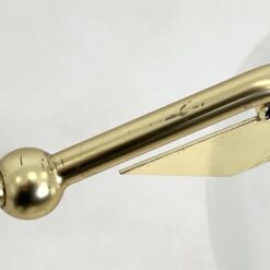 Metalinis Fischer Leuchten dviejų šakų sietynas su stiklo gaubtais 30x70x129 cm