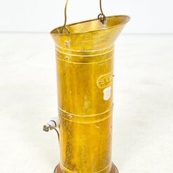 Skėtinė iš žalvario ir vario, su keramikine rankena 20,5×25,5×50,5 cm