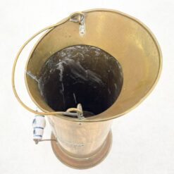 Skėtinė iš žalvario ir vario, su keramikine rankena 20,5×25,5×50,5 cm