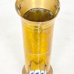 Skėtinė iš žalvario ir vario, su keramikine rankena 20,5×25,5×50,5 cm