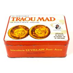 “Traou Mad” Prancūziškų sausainių metalinė dėžutė 12,5x18x7 cm