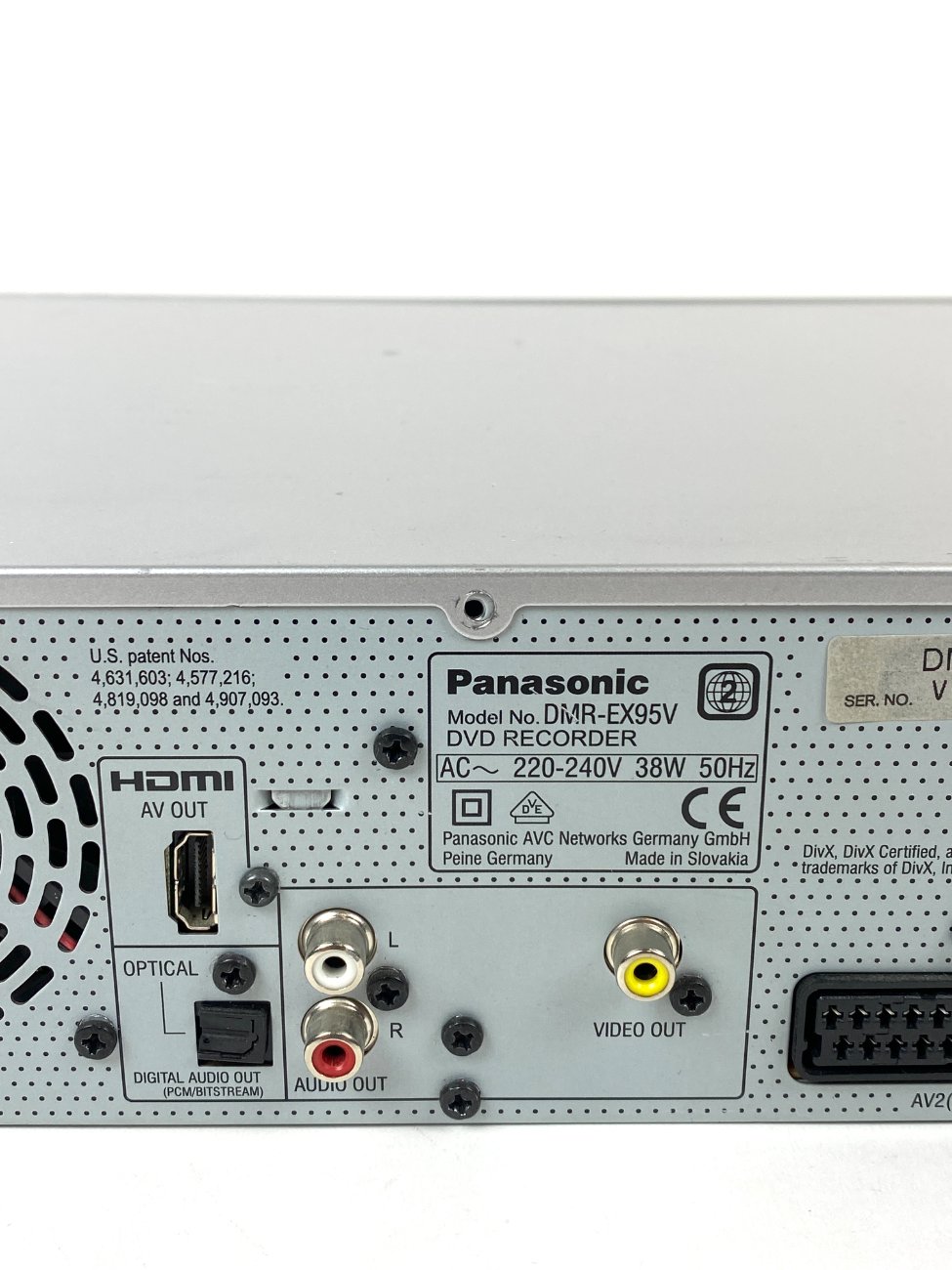 HN1799-senoviniai-magnetofonai-10 “Panasonic DMR-EX95V” kombinuotas VHS magnetofonas 33,5x43x8,5 cm