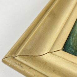 Gėlių natiurmortas mediniame pilkos spalvos rėme 4x57x66 cm