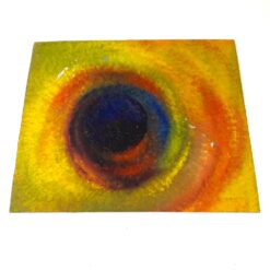 Ant faneruotės tapyta abstrakcija 0,5×48,5×57,5 cm