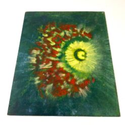 Ant faneruotės tapyta abstrakcija 0,5x60x48 cm