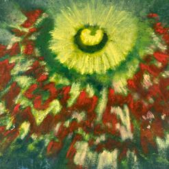 Ant faneruotės tapyta abstrakcija 0,5x60x48 cm