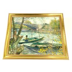 Įrėmintas marinistinio stiliaus printas 3x64x52 cm