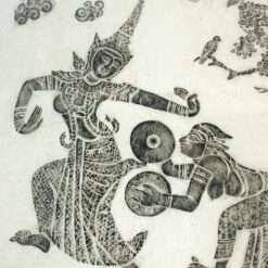 Vintažinis Tailando stiliaus paveikslas “Angkor Wat Thai” 1,5x52x58,5 cm