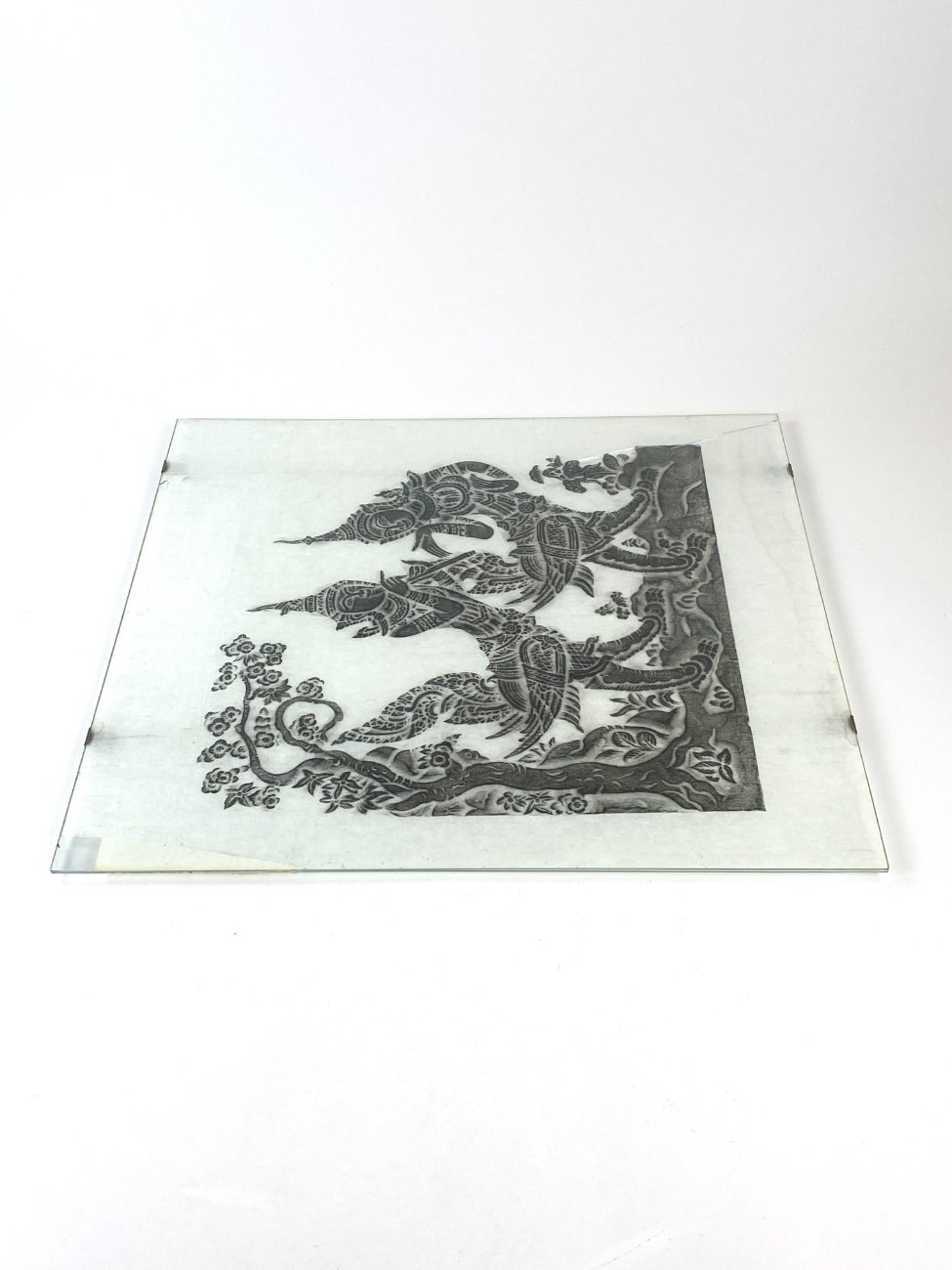 HN1820-kitos-tematikos-paveikslai-3 Vintažinis Tailando stiliaus paveikslas “Two bird” 1,5x52x58,5 cm