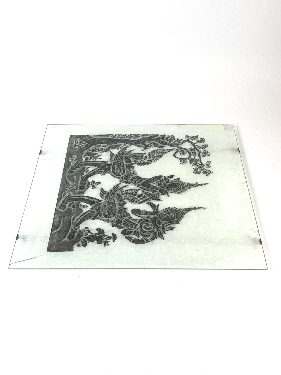 HN1820-kitos-tematikos-paveikslai-4 Vintažinis Tailando stiliaus paveikslas “Two bird” 1,5x52x58,5 cm