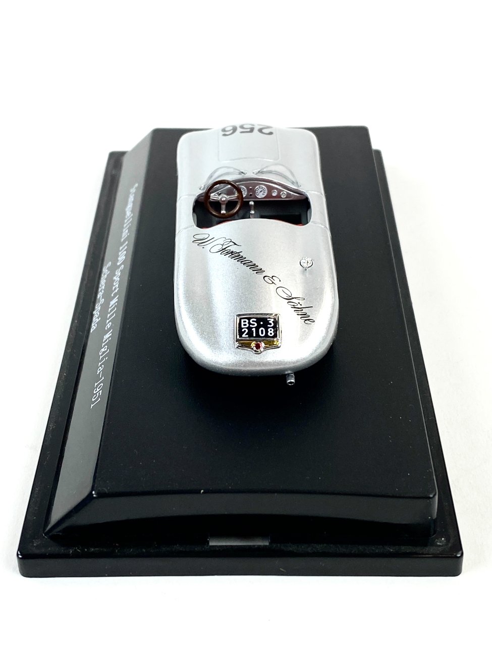 HN1824-modeliukai-3 Starline 159443 Stanguellini 1100 Sport nr. 256 modeliukas 8×15,5×7 cm