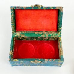 Kinietiški Baoding du streso kamuoliukai su dėžute 4,5×4,5×4,5 cm