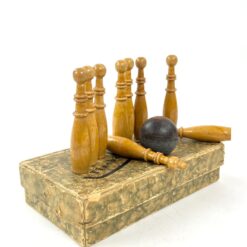 Stalo žaidimas boulingas “Tischkegelbahn” 8x14x3 cm