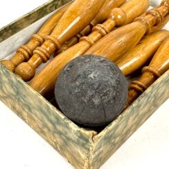 Stalo žaidimas boulingas “Tischkegelbahn” 8x14x3 cm