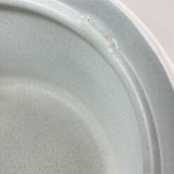 Emaliuotas metalinis žydros spalvos puodas su dangčiu 26x34x20 cm