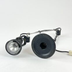 Vintažinis švaicariškas Lumess reguliuojamas stalinis šviestuvas 38x13x51 cm