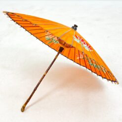 Rytietiškas skėtis iš bambuko ir popieriaus 80x80x63 cm