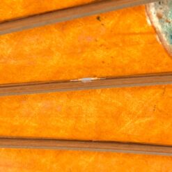 Rytietiškas skėtis iš bambuko ir popieriaus 80x80x63 cm