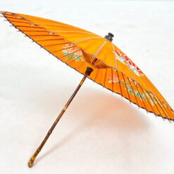 Rytietiškas skėtis iš bambuko ir popieriaus 80x80x63 cm