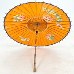 Rytietiškas skėtis iš bambuko ir popieriaus 80x80x63 cm