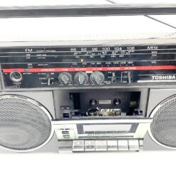 Toshiba RT-6075 nešiojamas magnetofonas ir radijo imtuvas 11x43x23 cm
