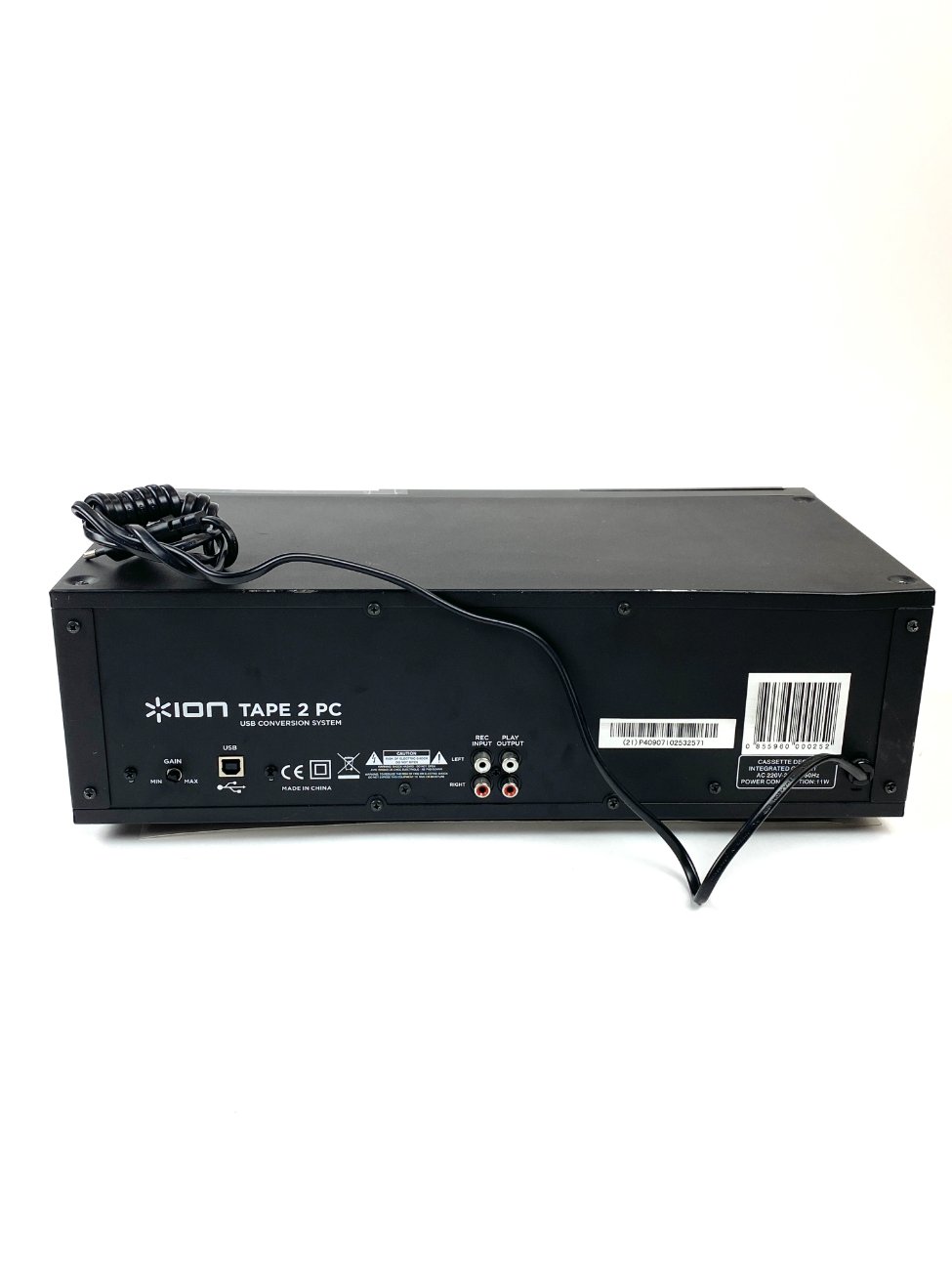 HN1867-senoviniai-magnetofonai-9 ION Tape 2 PC kasetinis magnetofonas 23x42x13,5 cm