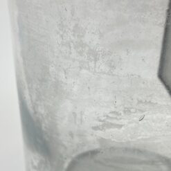 Vintažinis stiklinis medicininis butelys – grafinas “Spir Serpylli” 8,5×8,5×17 cm