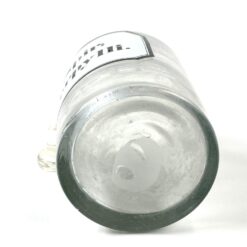 Vintažinis stiklinis medicininis butelys – grafinas “Spir Serpylli” 8,5×8,5×17 cm