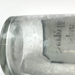 Vintažinis stiklinis medicininis butelys – grafinas “Spir Serpylli” 8,5×8,5×17 cm