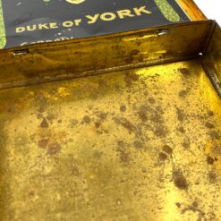 Senovinė skardinė cigarečių dėžutė “Graf Yorck” 12x12x3 cm