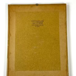 Willy Scholz pasirašytas grafikos darbas “Bremen: Der Schütting” 1,5x24x30 cm