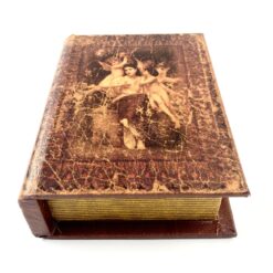 Senovinės knygos imitacijos dėžutė 15x11x4 cm